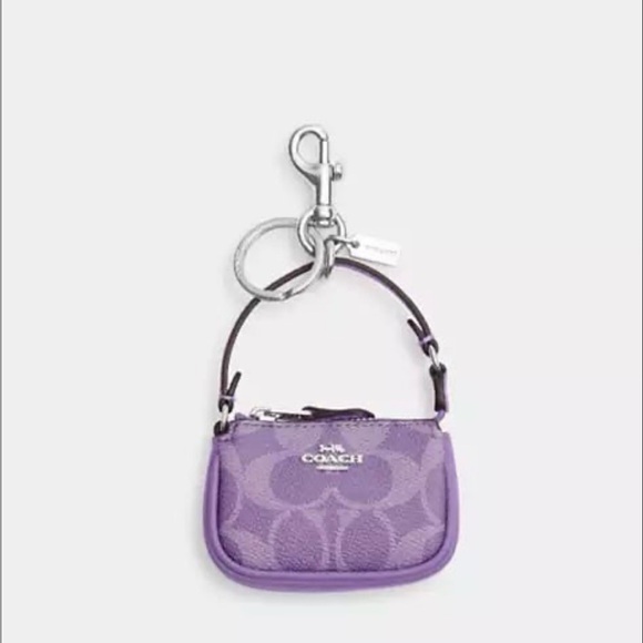 Coach Handbags - Coach Purple Mini Bag Charm